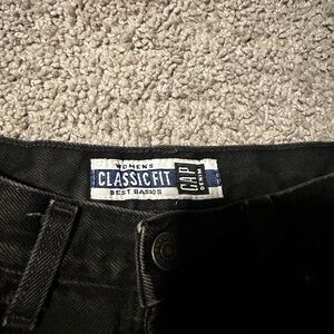 Vintage 80s jeans with visible mending